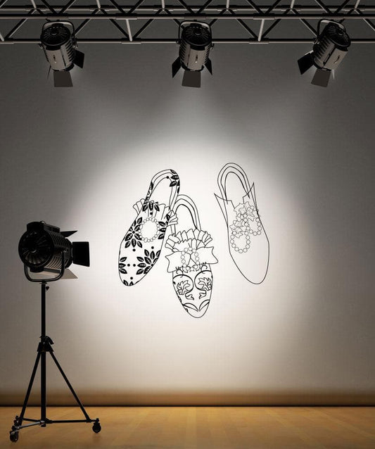 Vinyl Wall Decal Sticker Shoes #OS_MG252