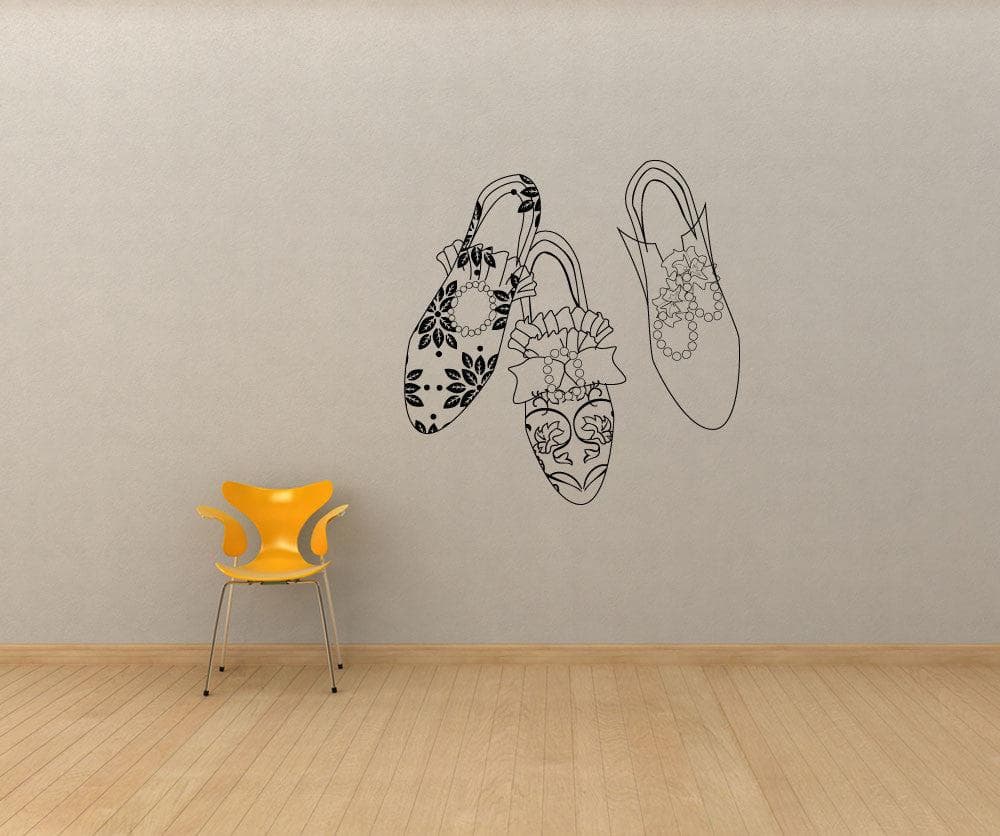 Vinyl Wall Decal Sticker Shoes #OS_MG252