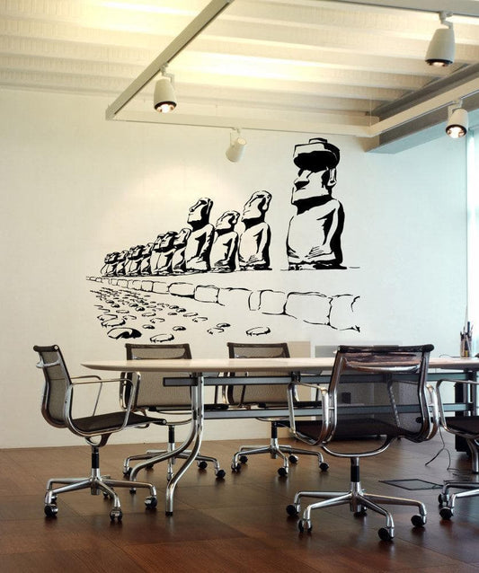 Vinyl Wall Decal Sticker Easter Island Army #AC206