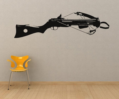 Vinyl Wall Decal Sticker Crossbow Side View #OS_AA528