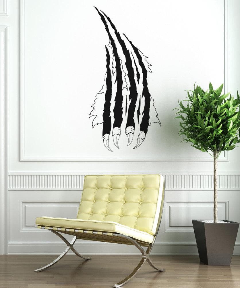 Vinyl Wall Decal Sticker Wall Slash with Claws #OS_AA421