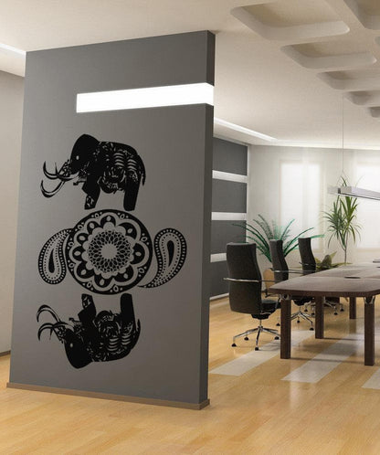Vinyl Wall Decal Sticker Arabic Elephant Art #OS_AA336