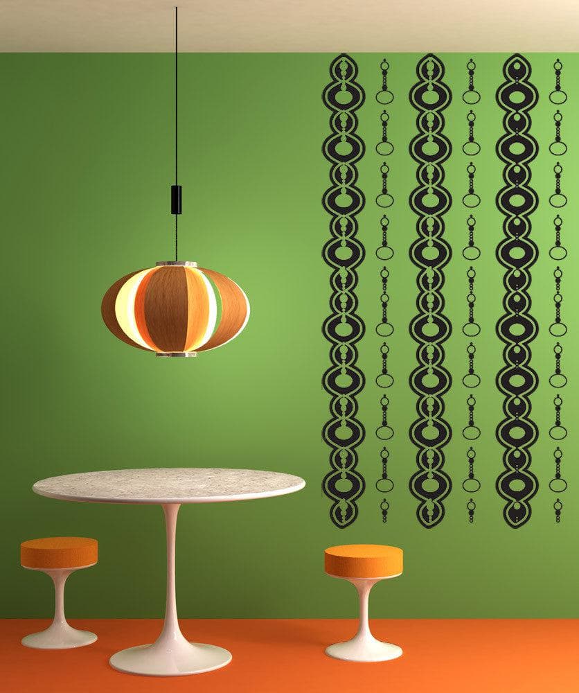 Vinyl Wall Decal Sticker Abstract Chains #OS_DC323