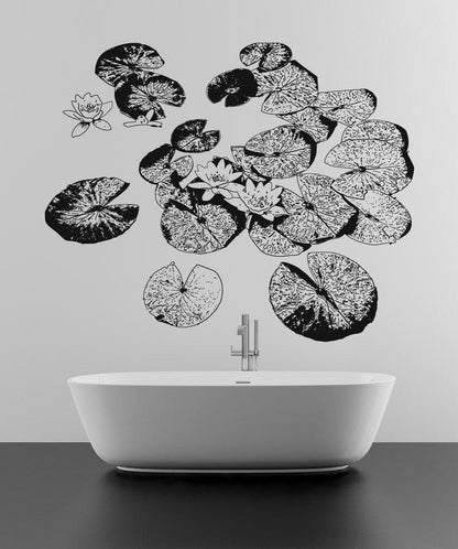 Vinyl Wall Decal Sticker Water Lilies #OS_AA301