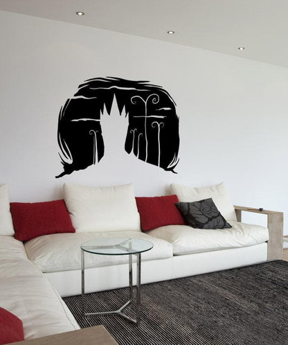 Spooky House Design Vinyl Wall Decal Sticker. #OS_MB655