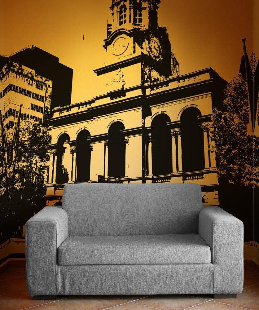 Vinyl Wall Decal Sticker Adelaide Town Hall #OS_AA493