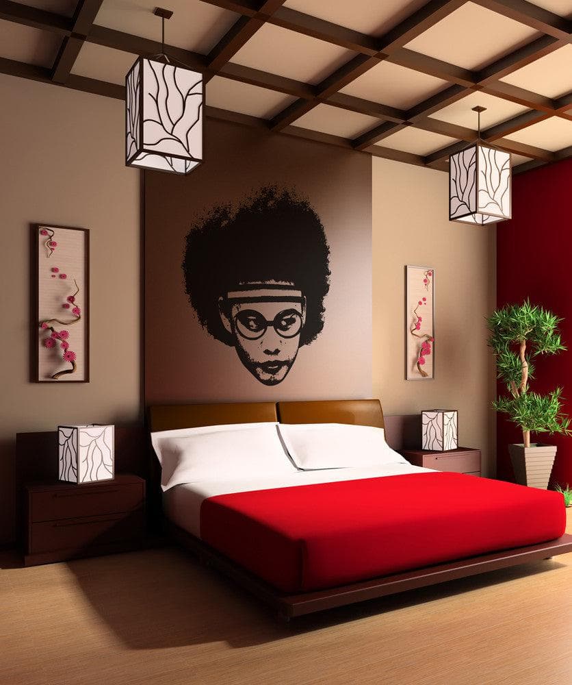 Vinyl Wall Decal Sticker 1970's Afro #OS_AA161