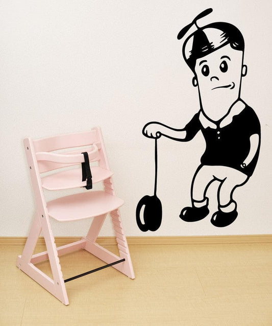 Vinyl Wall Decal Sticker Boy with YoYo #OS_MB488