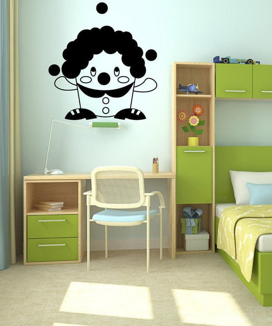 Vinyl Wall Decal Sticker Short Clown #OS_MG321