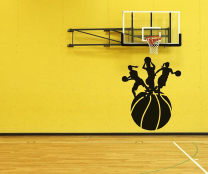 Vinyl Wall Decal Sticker Women's Basketball World 2 #OS_AA506