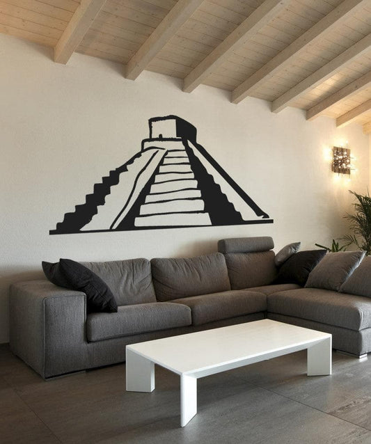 Vinyl Wall Decal Sticker Mayan Pyramid #OS_MB453