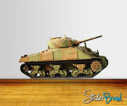 Graphic Wall Decal Sticker Military Tank #JH124