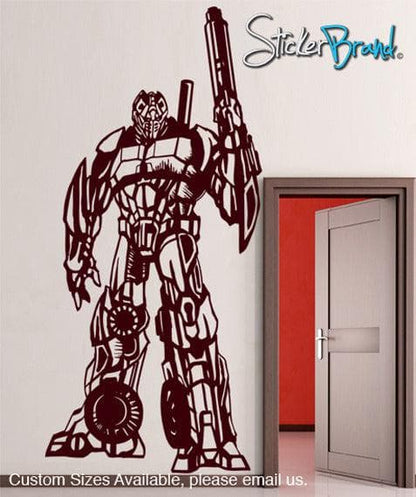 Vinyl Wall Decal Sticker Transformers Style Robot Fighter #GFoster150