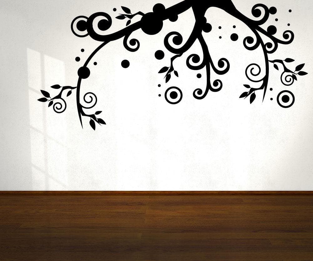 Vinyl Wall Decal Sticker Floral Tree Branch #OS_MG259