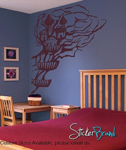 Vinyl Wall Decal Sticker Village in Tree #GFoster141 – StickerBrand