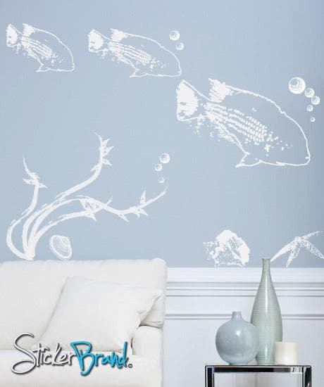 Vinyl Wall Decal Sticker Under the sea #DCriswell107