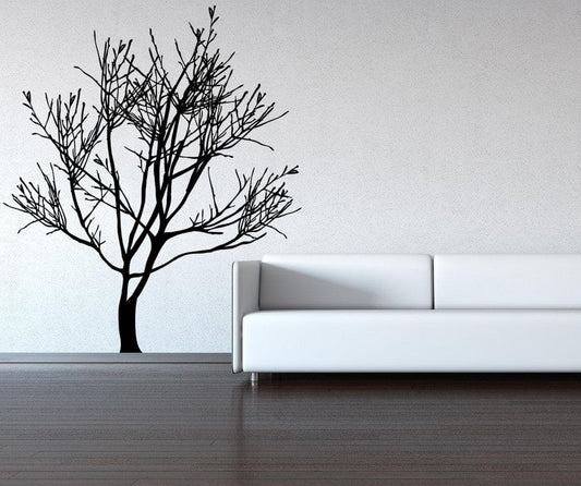 Vinyl Wall Decal Sticker Winter Tree #AC229